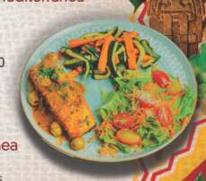 Filete de Salmón a la Mediterránea