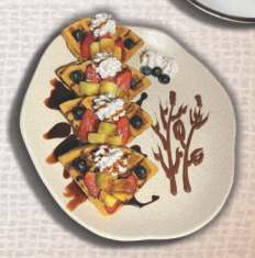 Waffle Frutos Rojos